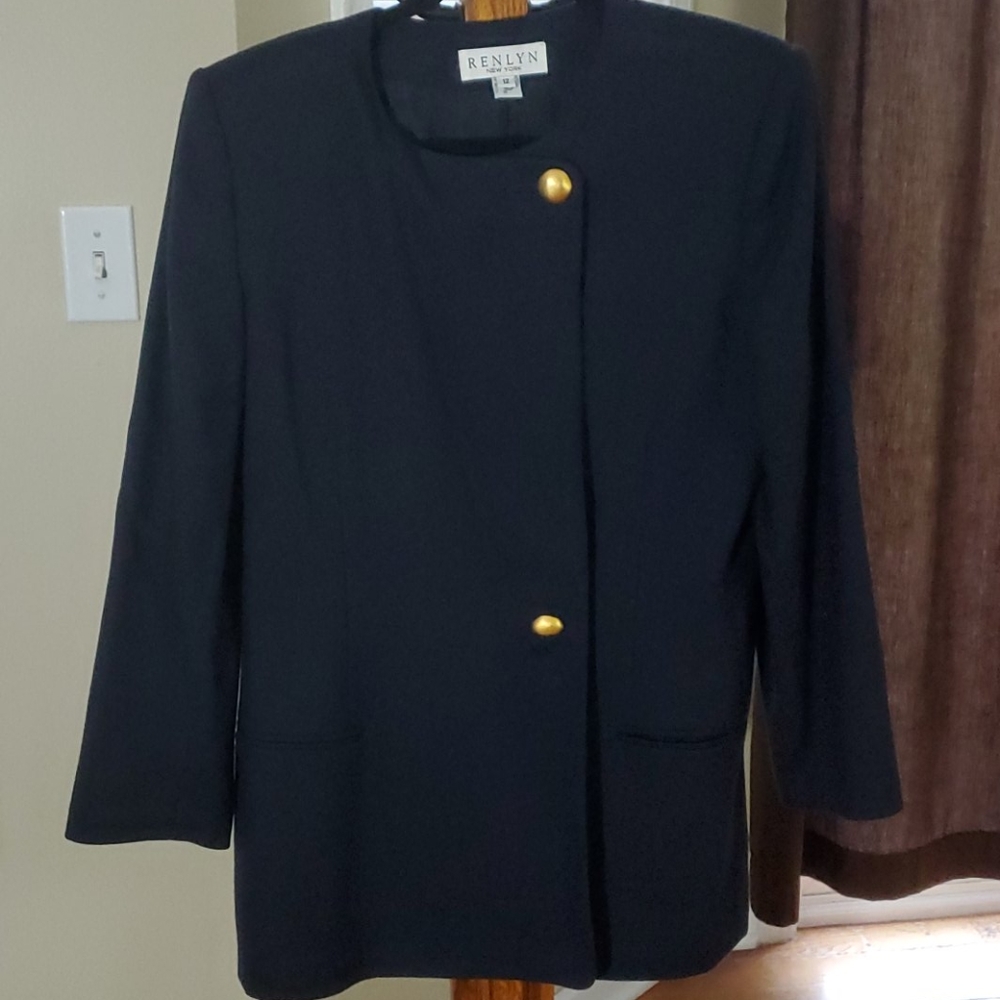 RENLYN WOMEN'S 100% WOOL BLAZER JACKET SIZE 12